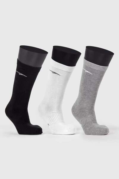 MARATON 3-Piece Men's White Socks
