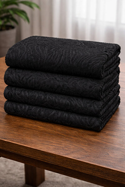 Esse Non-Slip Black Embossed Pattern Favorite Sponge Sofa Cover