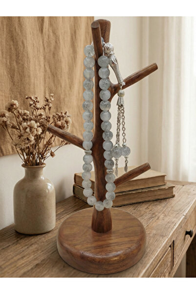 MAJOOD مجموعة من سبحات صلاة زجاجية (3/33 حبة) مقاس 10 مم للرجال والنساء، هدية مثالية لرمضان