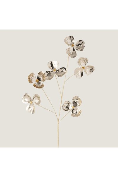 Chakra Yewa Çiçekl Dekor Altın