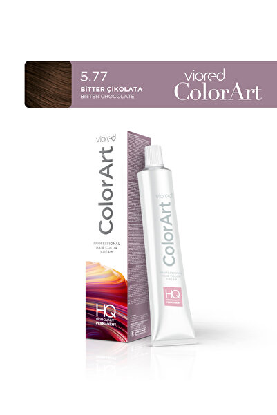 viored Colorart Tüp Boya 60 ml 5.77 Bitter Çikolata