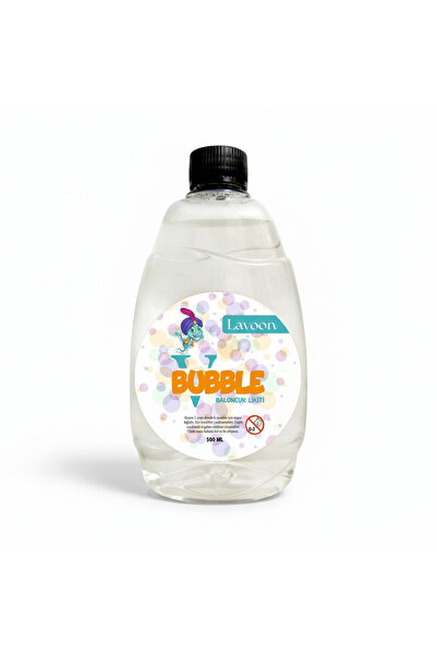 Lavoon V-bubble Yoğun Formüllü Baloncuk Sıvısı Likiti Köpük Tabancası Baloncuk Likidi 500 ml