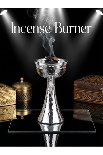 MODY مبخرة معدنية عامة - تصميم مطروق ذهبي/فضي