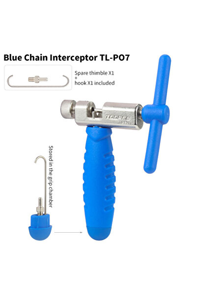 Choice قاطع سلسلة الدراجات الهوائية الأزرق من TOOPRE، مزيل سلسلة الدراجات الج...