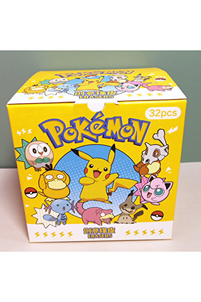 Choice ممحاة بوكيمون (8 سم، علبة واحدة، 32 قطعة) للرسم، ممحاة لشخصيات الرسوم ...