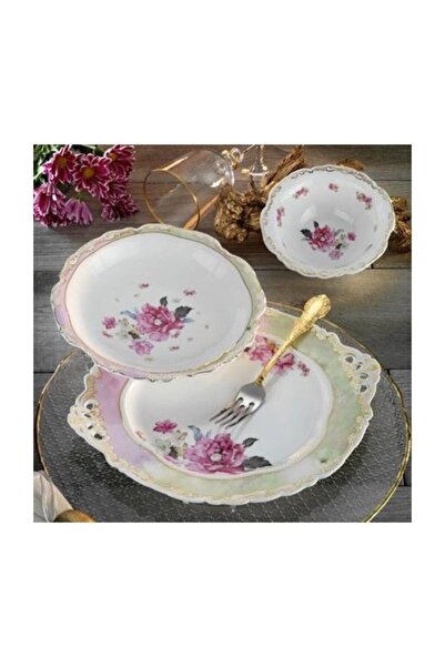 Aryıldız Green Park Royal Queen Porselen Yemek Takımı 60006