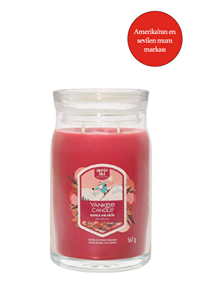 Yankee Candle Santa On Skis Signature Büyük Mum