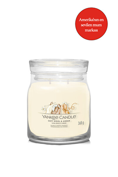 Yankee Candle Soft Wool & Amber Signature Orta Mum