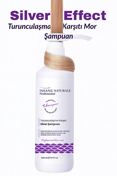 Insane Naturale Turunculaşma Karşıtı Mor Şampuan (Silver Şampuan) 500 ml