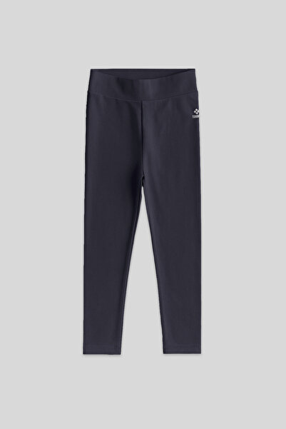 TOMMY LIFE Antrasit Yüksek Bel Dar Paça Kız Çocuk Tayt - 75047