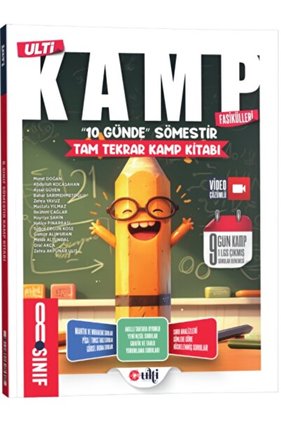 Ulti Yayınları 8. Sınıf 10 Günde Sömestır Kamp Fasikülleri Kitabı
