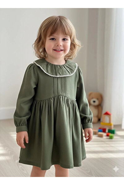 Orca Kids Fashion فستان مونا روزا بتفاصيل دانتيل للأعمار من 1 إلى 5 سنوات