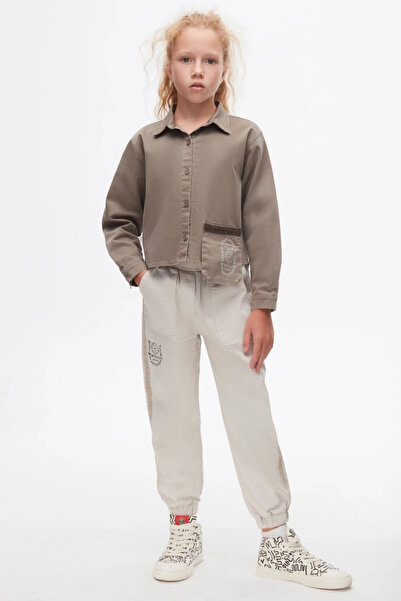 nk kids 10-16 Years Old Antique Shirt Anthracite 2-Piece Set