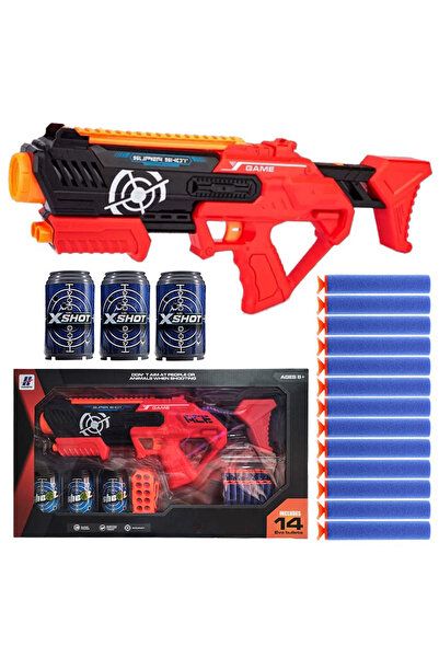 REZZOSS مسدس لعبة رصاصات ناعمة مع 14 سهمًا إسفنجيًا لاصقًا و3 علب أهداف، مسدس...