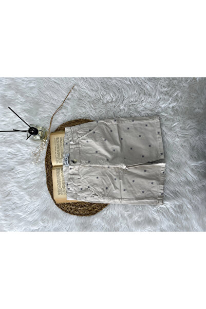 nk kids Nk 4-8 Years Old Palmiye Linen Shorts Cream