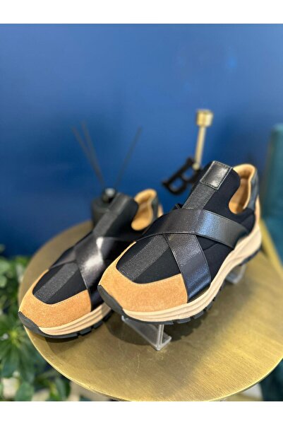 BABLACK Sports Sole Special Series Cross 100% Genuine Leather Sports Tan