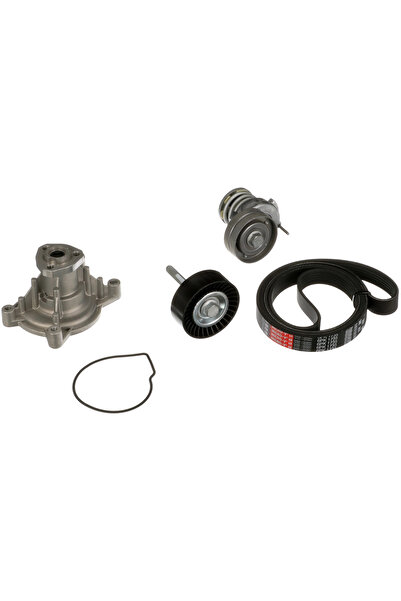 GATES Pompa Apa + Set Curea Transmisie Cu Caneluri Skoda Yeti (5l) 2010-2015 Benzina