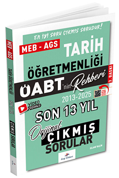 Dizgi Kitap 2026 ÖABT nin Rehberi Tarih Öğretmenliği Çıkmış Sorular Son 13 Yı...
