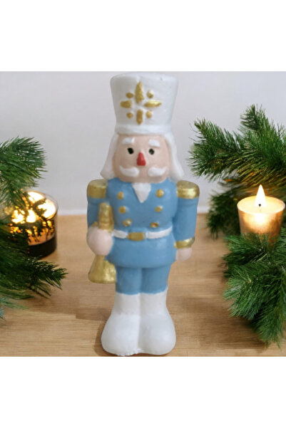 Yıldız İskandinav 🎄   New Year's Classic Star Hand-Painted Nutcracker Lead S...