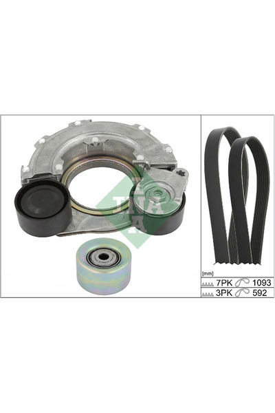 FAG Комплект ремъци V-образен ремък Hyundai I30 Kia Ceed