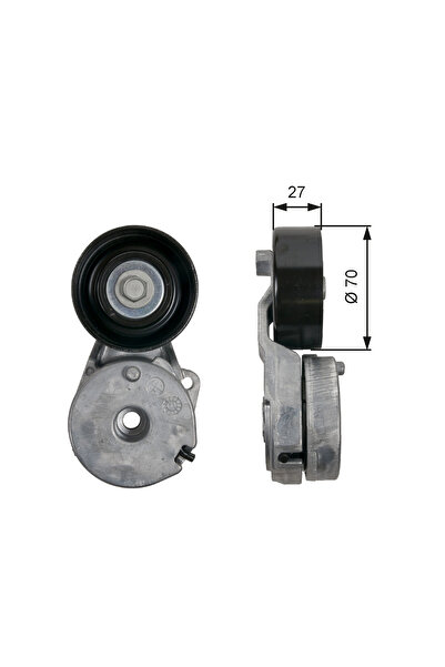 GATES Intinzator Curea, Curea Distributie Nissan X-trail Ii (t31) 2007-2014 Benzina