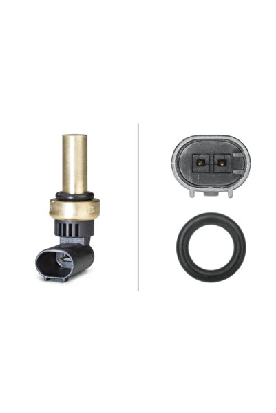 Hella Senzor,Temperatura Lichid De Racire 6Pt358058-181 Maybach 57/62 Mercede...