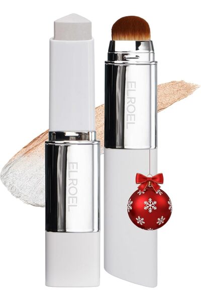 MQ كريم أساس إيلرويل متغير اللون على شكل عصا مع فرشاة قابلة للفصل - درجة 201 فاتح، 13.3 مل