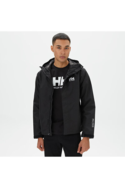 Helly Hansen Seven J Erkek Siyah Yağmurluk
