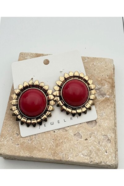 Butik Steel Women's Colorful Sun Earrings