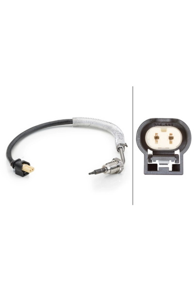 Hella Senzor de temperatură, evacuare gaze Benz Sprinter 3,5-T Tourer Bus/Spr...