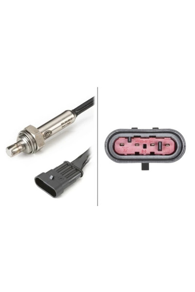 Hella Lambda Sensor Vauxhall Zafira A (t98) 1999-2000 Petrol