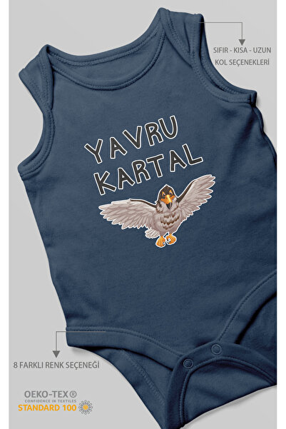 MorivoKids Baby Eagle Printed Baby Bodysuit – Bodysuit with Snap Fasteners | ...