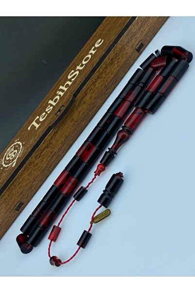 Tesbih Store سبحة كهرمان مقطوعة ومُكشكشة، مُوقعة من ماستر موستاف يوسل