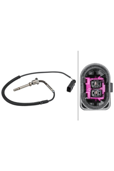 Hella Senzor Temperatura Gaze Evacuare Audi A6 Allroad C6/A6 C6/A8 D3