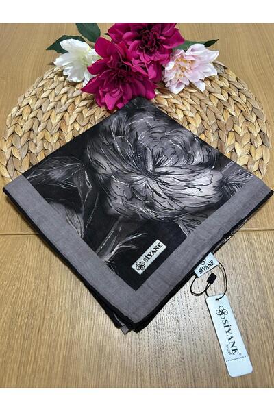 SİYANE ŞAL Siyane Scarf Lotus Pattern Scarf 10