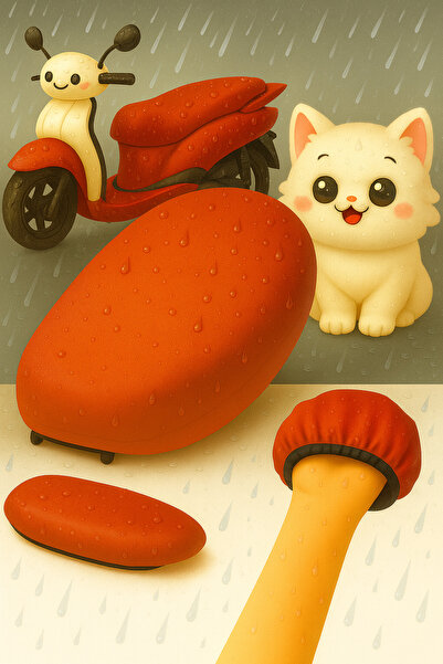 lawrenceshop Husa pentru scaun Kymco Sky Town 125 Husa pentru scaun pentru mo...