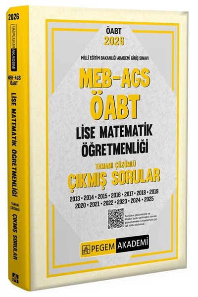 Pegem Akademi Yayıncılık SÜPER FİYAT - Pegem 2026 ÖABT MEB-AGS Lise Matematik...