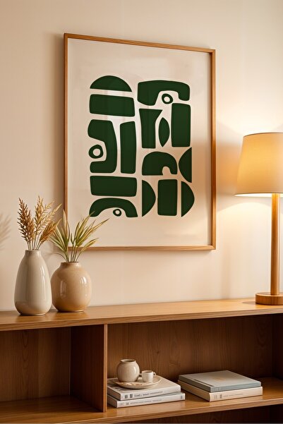 Base Concept Διακοσμητικός πίνακας με έθνικ σχέδια και μποέμ αφίσα (χωρίς πλα...