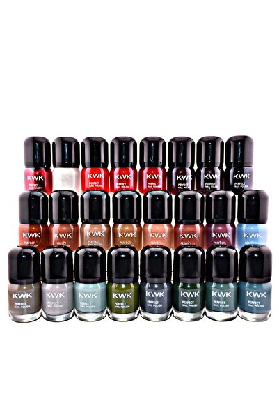 KWK مجموعة طلاء أظافر مثالية + 8 علب × 32 منديل مزيل طلاء أظافر مجاني