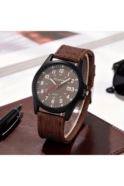 Game Quartz Watch - Men's - with Calendar Feature - Daily Use