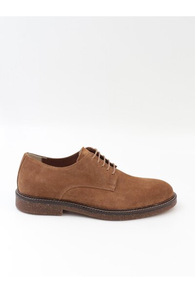 Freefoot 23203 Mink Antique Suede Lace-Up Casual Men's Shoes