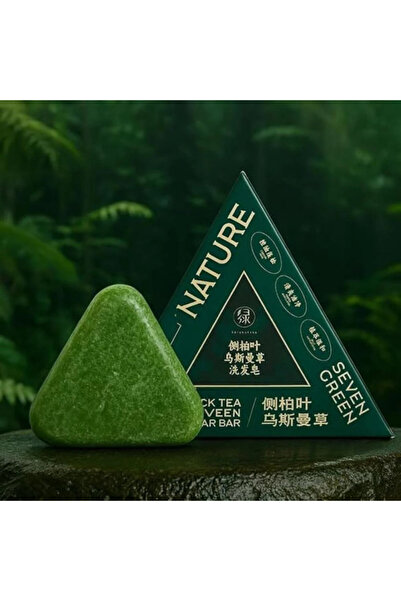 Nature Seven Green Doğal Bitkisel Saç Sabunu – Kepek Karşıtı & Saç Güçlendirici