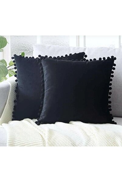Indiehunterz Set of 2 Pompom Cushion Covers 40 X 40