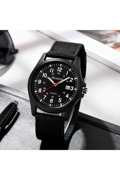 Game Quartz Watch - Men's - with Calendar Feature - Daily Use