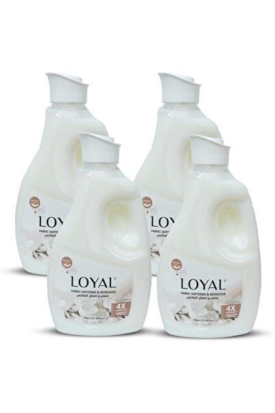 Loyal منعم أقمشة ومعطر برائحة لطيفة وعناية فائقة، يكفي حتى 600 غسلة | 4 × 300...