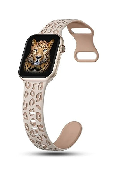 ceptego A+ Quality Apple Watch 10/11/9/8/7/6/5/4/3/Se/Ultra Compatible 41Mm/40Mm/38Mm Leopard Pattern Strap