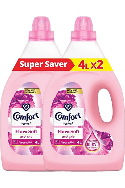 Comfort Fabric Softener, Flora Soft, Longer lasting fragrance & soft clothes,...
