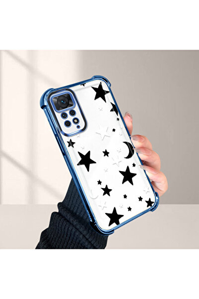 Hontinga جراب هاتف شفاف من السيليكون متوافق مع هاتف Xiaomi Redmi Note 11 Pro ...