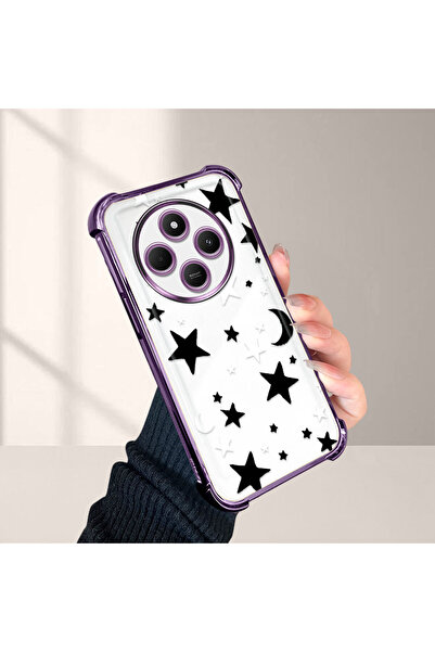 Hontinga غطاء هاتف شفاف متوافق مع شاومي ريدمي 14C، مصنوع من السيليكون المضاد ...