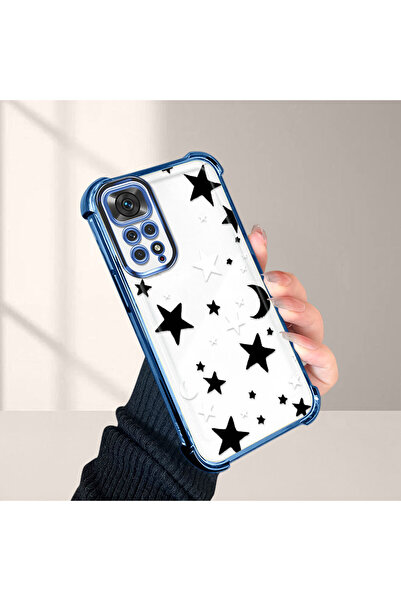 Hontinga جراب هاتف شفاف متوافق مع هاتف Xiaomi Redmi Note 11 مصنوع من السيليكو...